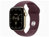 Apple Watch Series 12 GPS+Cellularモデル 42mm MJGK4X/A [ラディアントゴールドチタニウムケース・バーガンディスポーツバンド M/L]