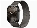 Apple Watch Series 10 GPS+Cellularモデル 46mm MWYW3J/A [スレートチタニウムケース・スレートミラネーゼループ M/L]