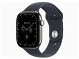 Apple Watch Series 12 GPS+Cellularモデル 46mm MJGN4X/A [ナチュラルチタニウムケース・ネイビーブルースポーツバンド M/L]