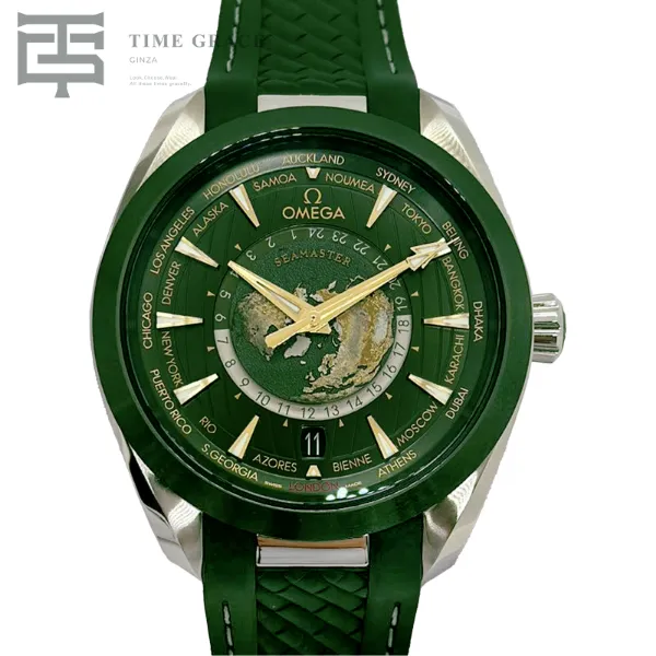 シーマスター アクアテラ 150M コーアクシャル マスター クロノメーター GMT ワールドタイマー 43MM