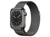 Watch Series 8 GPS+Cellularモデル 41mm MNJM3J/A [グラファイトステンレススチールケース/グラファイトミラネーゼループ]
