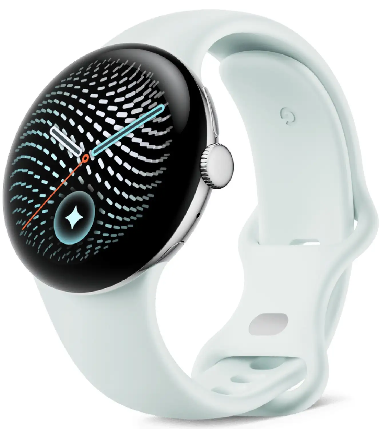 Pixel Watch 5 Wi-Fiモデル 41mm GA10898-US [Polished Silver アルミケース/Fog アクティブ バンド]