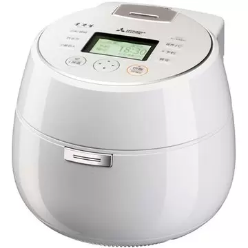 三菱電機 IH炊飯器 本炭釜KAMADO 羽釜タイプ 5.5合炊き 月白 NJ-AWB10-W