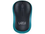 Lazos Bluetoothマウス L-BTM-BL [ブルー]