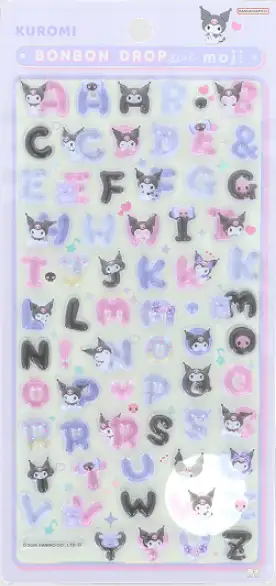 ボンボンドロップシールmoji クロミ [S8815607]