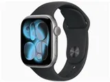 Apple Watch Series 11 GPS+Cellularモデル 42mm MF8A4J/A [スペースグレイ・ブラックスポーツバンド S/M]