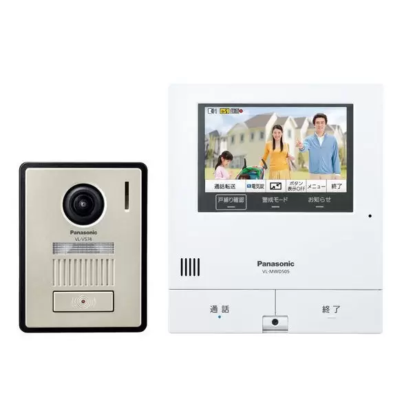 Panasonic 外でもドアホン テレビドアホン VL-SVD505KF