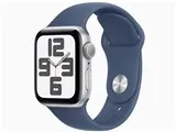 Apple Watch SE 第2世代 GPSモデル 40mm MXED3J/A [シルバー・デニムスポーツバンド M/L]