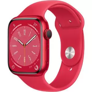 Watch Series 8 GPSモデル 45mm MNP43J/A [(PRODUCT)REDスポーツバンド]