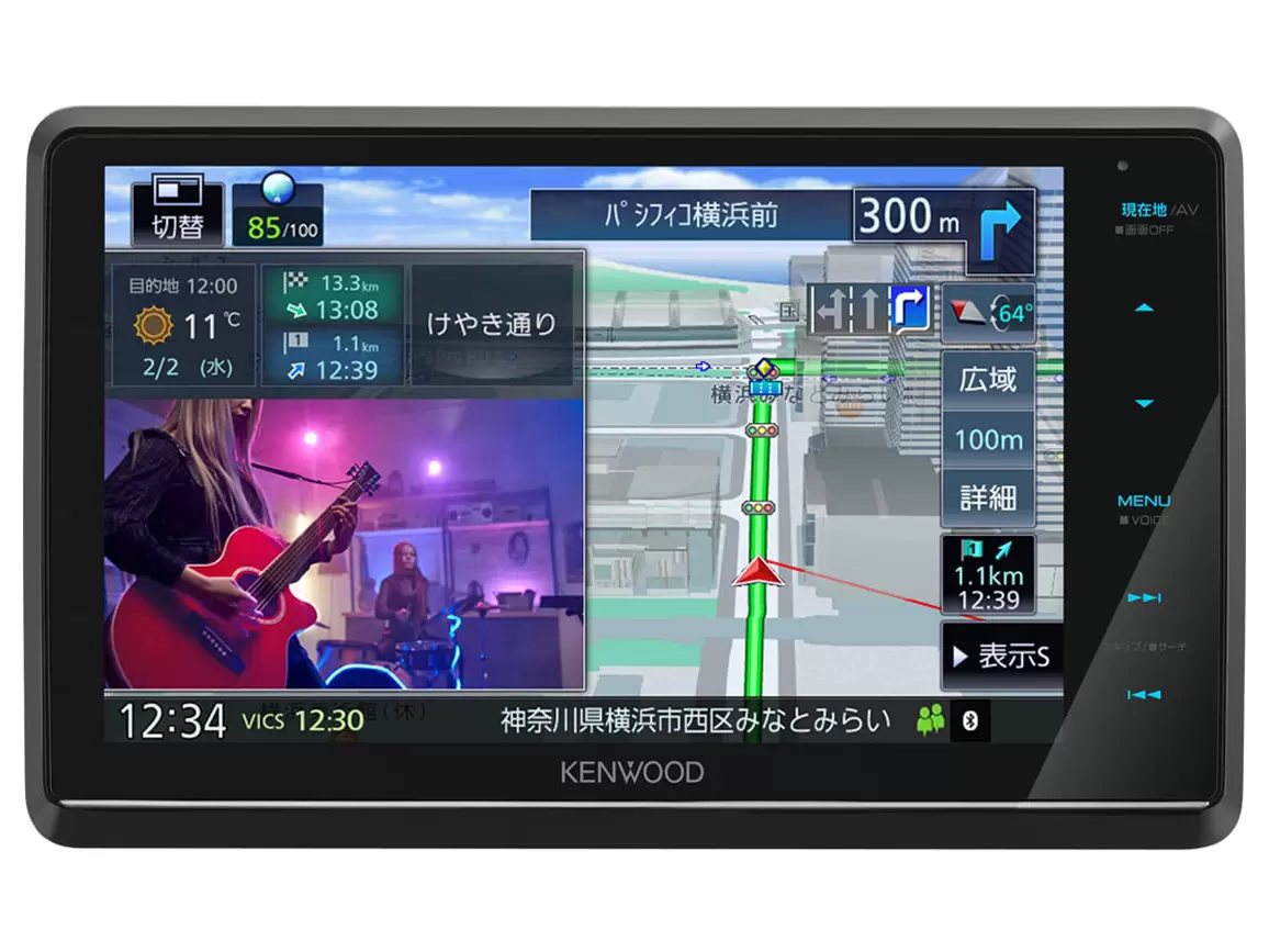 ケンウッド 彩速ナビ MDV-S809F