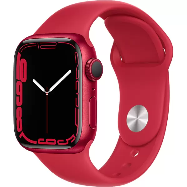 Watch Series 7（GPSモデル）41mm REDアルミニウムケースと(PRODUCT)REDスポーツバンド レギュラー  MKN23J-A