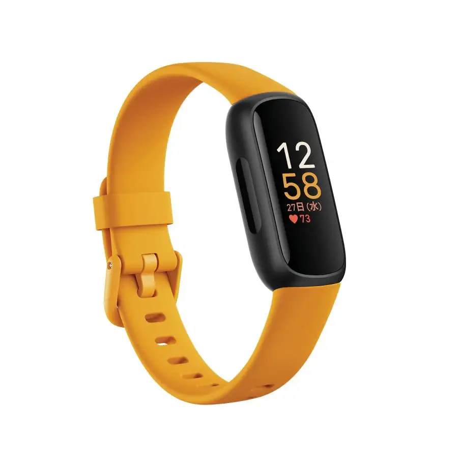 Fitbit Inspire 3 FB424BKYW-FRCJK [モーニンググロウ/ブラック]