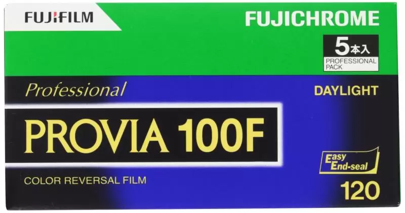 FUJIFILM フジフイルム PROVIA100F 120/5本パック