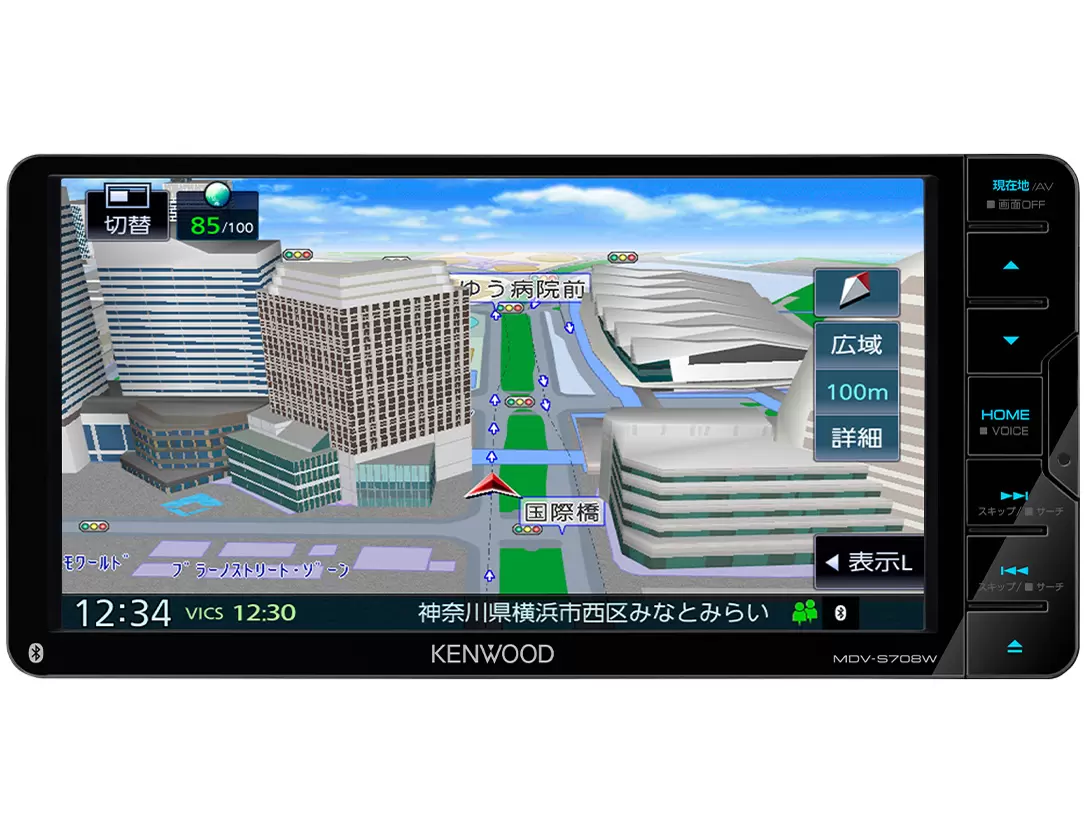 ケンウッド 彩速ナビ MDV-S708W