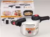 節約クック ステンレス製圧力切替式片手圧力鍋 4.5L H-5436