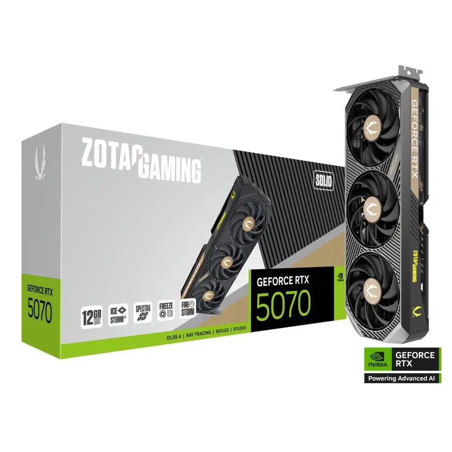ZOTAC GAMING GeForce RTX 5070 SOLID OC ZT-B50700J-10P [PCIExp 12GB]