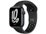 Apple Watch Nike Series 7 GPS+Cellularモデル 45mm MKL53J/A [アンスラサイト/ブラックNikeスポーツバンド]