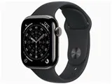 Apple Watch Series 11 GPS+Cellularモデル 42mm MF8T4J/A [スレートチタニウムケース・ブラックスポーツバンド M/L]