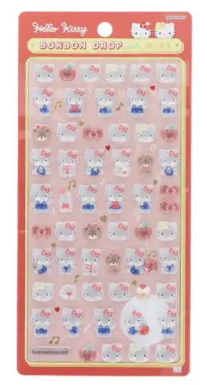 ボンボンドロップシールミニ ハローキティ レッド [S8815062]