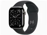 Apple Watch Series 11 GPS+Cellularモデル 42mm MF8R4J/A [スレートチタニウムケース・ブラックスポーツバンド S/M]