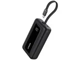Zolo Power Bank (10000mAh. 30W. Built-In USB-Cケーブル) A1688012 [ブラック]