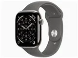 Apple Watch Series 11 GPS+Cellularモデル 46mm MFCW4J/A [ナチュラルチタニウムケース・ストーングレイスポーツバンド S/M]