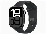 Apple Watch Series 10 GPSモデル 46mm MWWQ3J/A [ジェットブラック・ブラックスポーツバンド M/L]