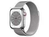 Apple Watch Series 8 GPS+Cellularモデル 41mm MNJ83J/A [シルバーステンレススチールケース/シルバーミラネーゼループ]