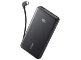 Zolo Power Bank (10000mAh 22.5W Built-In USB-Cケーブル) A110DN11 [ブラック]