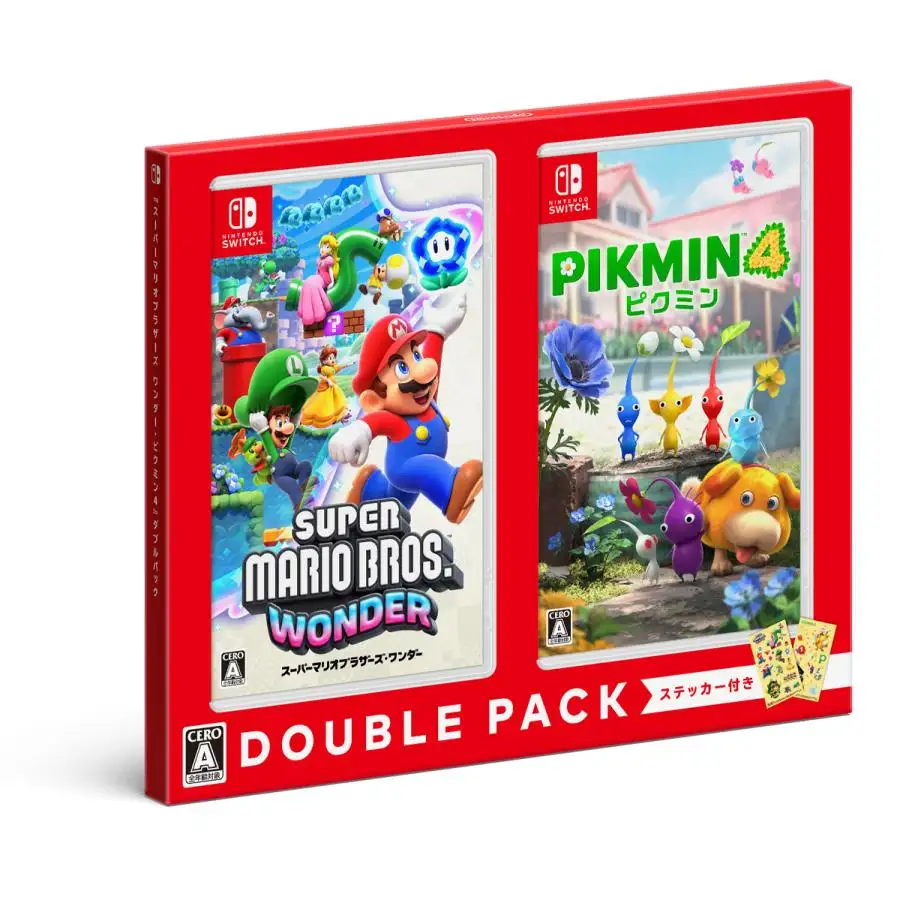 『スーパーマリオブラザーズ ワンダー・ピクミン4』ダブルパック [Nintendo Switch]