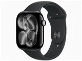 Apple Watch Series 11 GPS+Cellularモデル 46mm MFC24J/A [ジェットブラック・ブラックスポーツバンド S/M]