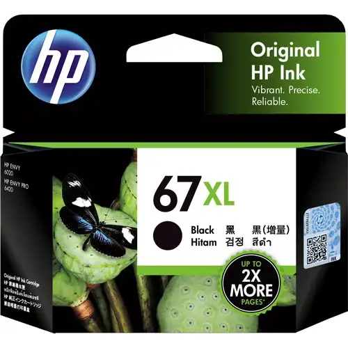 HP67XL インクカートリッジ 黒 3YM57AA