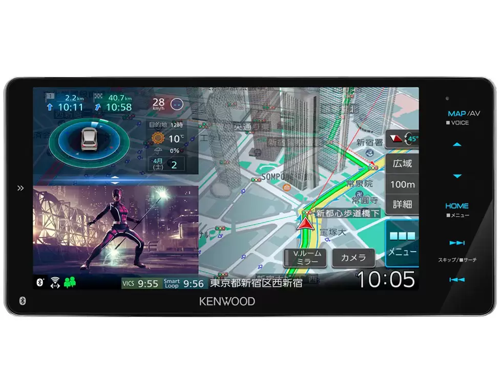 ケンウッド 彩速ナビ MDV-M809HD