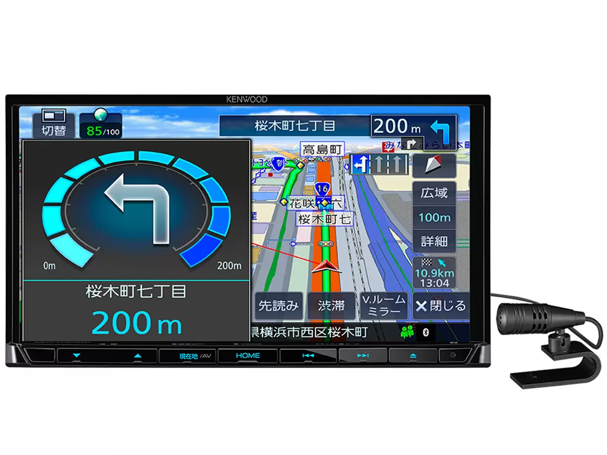 彩速ナビ MDV-D308BT