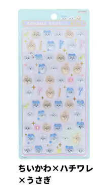 ちいかわ ボンボンドロップシールmini ちいかわ×ハチワレ×うさぎ