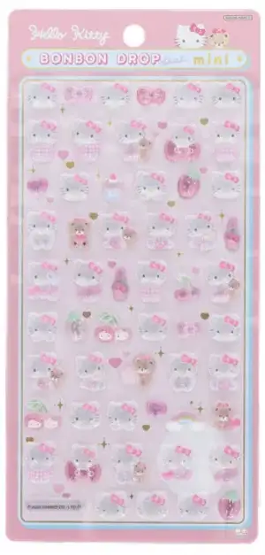 ボンボンドロップシールミニ ハローキティ ピンク [S8815070]
