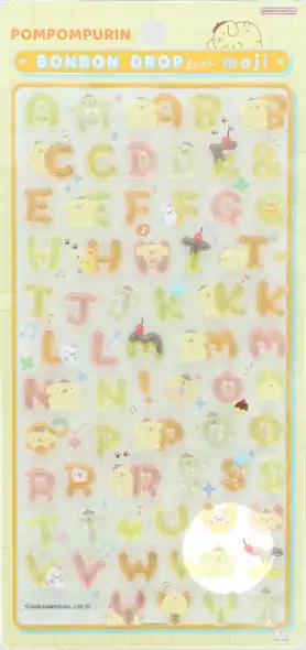 ボンボンドロップシールmoji ポムポムプリン [S8815585]