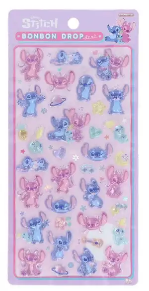 ボンボンドロップシール スティッチ＆エンジェル [S8812055]