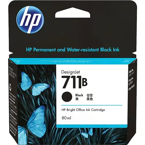 HP 純正インクカートリッジ HP 711B ブラック 80mL 3WX01A