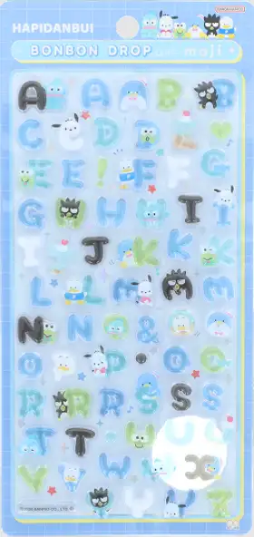 ボンボンドロップシールmoji はぴだんぶい [S8815615]