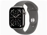 Apple Watch Series 11 GPS+Cellularモデル 46mm MFCX4J/A [ナチュラルチタニウムケース・ストーングレイスポーツバンド M/L]