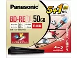 LM-BE50W6S [BD-RE DL 2倍速 6枚組]
