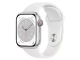 Watch Series 8 GPS+Cellularモデル 41mm MP4A3J/A [シルバー/ホワイトスポーツバンド]