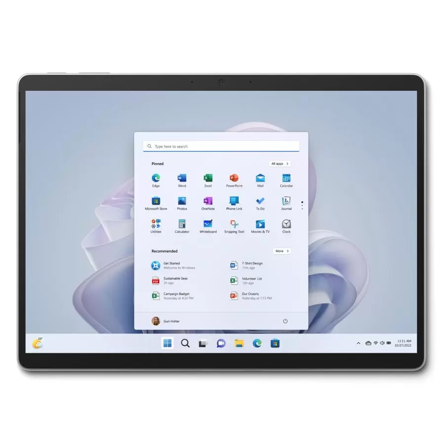マイクロソフト Surface Pro 9 QEZ-00011 [プラチナ]