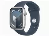 Apple Watch Series 9 GPSモデル 45mm MR9E3J/A [シルバー/ストームブルースポーツバンド M/L]
