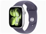 Apple Watch Series 11 GPS+Cellularモデル 46mm MFCR4J/A [シルバー・パープルフォグスポーツバンド M/L]