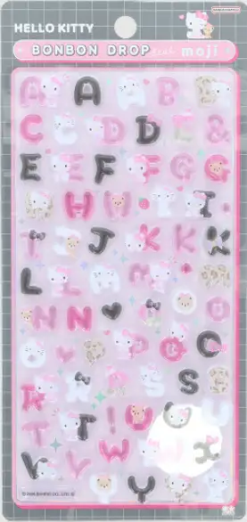 ボンボンドロップシールmoji ハローキティクール [S8815550]