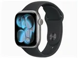 Apple Watch Series 11 GPS+Cellularモデル 42mm MF8C4J/A [スペースグレイ・ブラックスポーツバンド M/L]