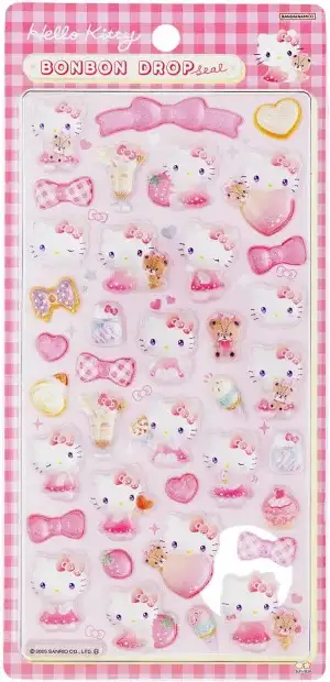 ボンボンドロップシール ハローキティ ピンク [S8812101]