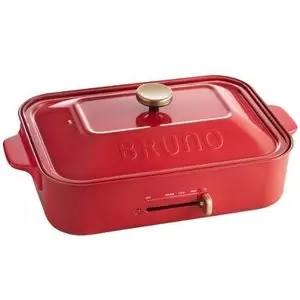 【新品未使用】BRUNO ホットプレート BOE021 レッド 付属品多数 ホットプレート | BRUNO BRUNO ホットプレート BOE021-RD(レッド)の